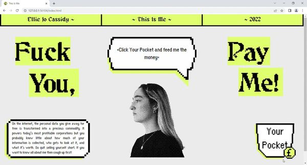 This Is Me - Interactive Website