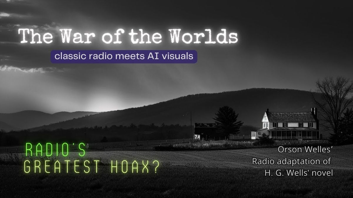 👽 The War of the Worlds (1938) – Orson Welles’ Legendary Radio Broadcast | Full Audio & AI V…