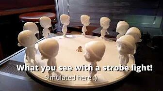 Zoetropes Create 3D Illusions Using Light - YouTube