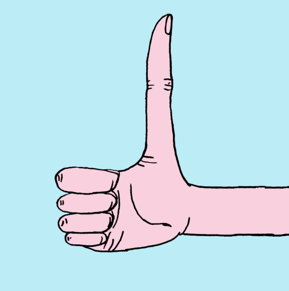 David Shrigley ~ Artist. 197cm tall.