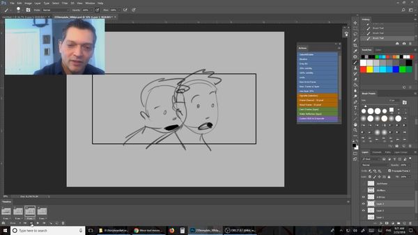 Story Tip- Setting up Photoshop for Storyboards - YouTube