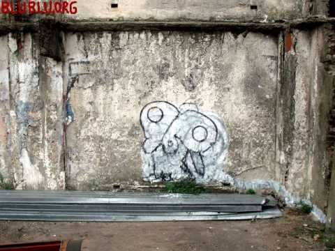 MUTO a wall-painted animation by BLU - YouTube