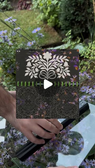 Document scanner in the garden