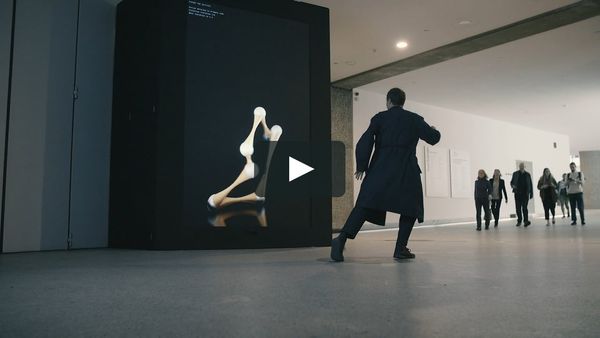 Future You installation at AI: More Than Human, Barbican, London on Vimeo