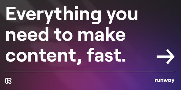 Runway Pricing | Start video editing for free