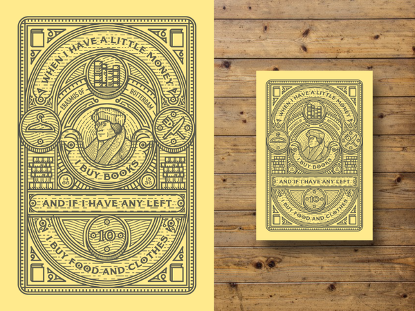 Erasmus Quote II by Peter Voth