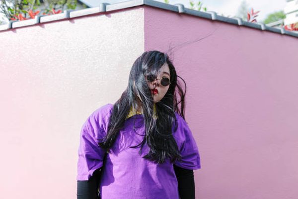 Portrait of plus size Japanese woman