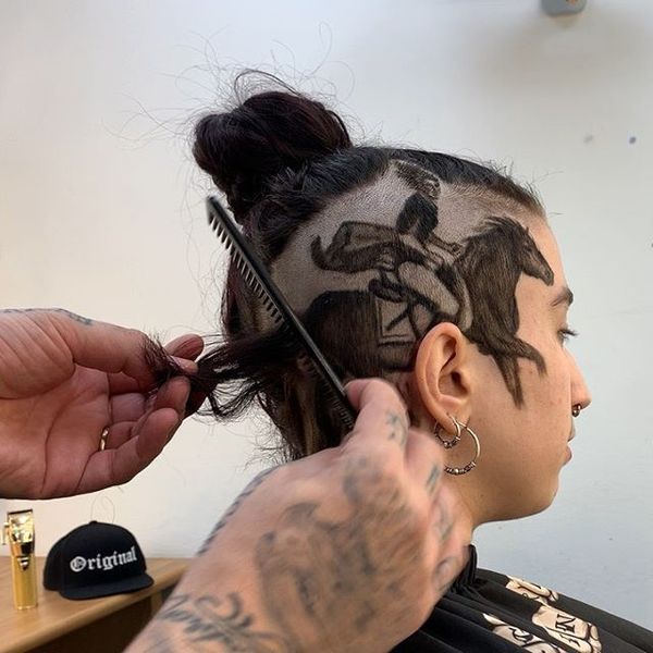 3D Horse Tail #robtheoriginal #3dhairportrait