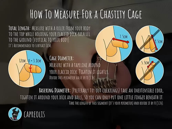 How to Measure for a Chastity Cage