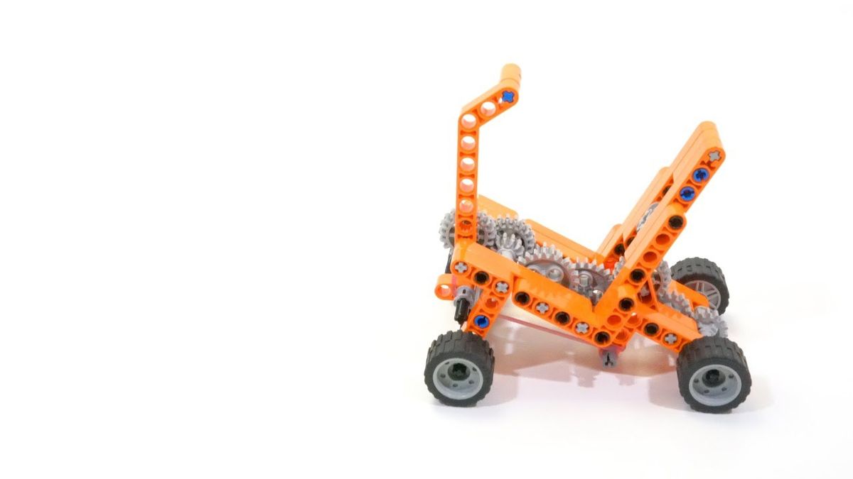 Rubber Band Car : LEGO Technic - YouTube