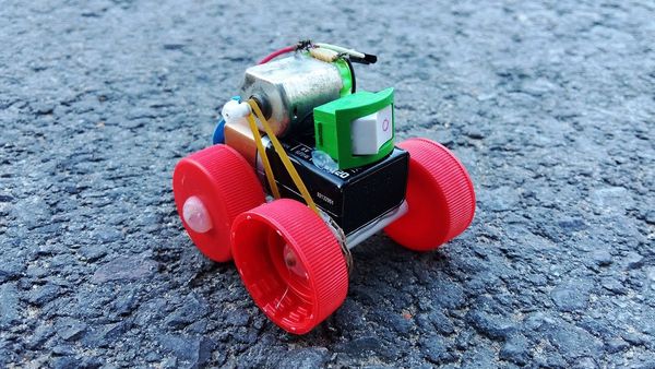 How to make a Powerful Car using 9v battery - YouTube