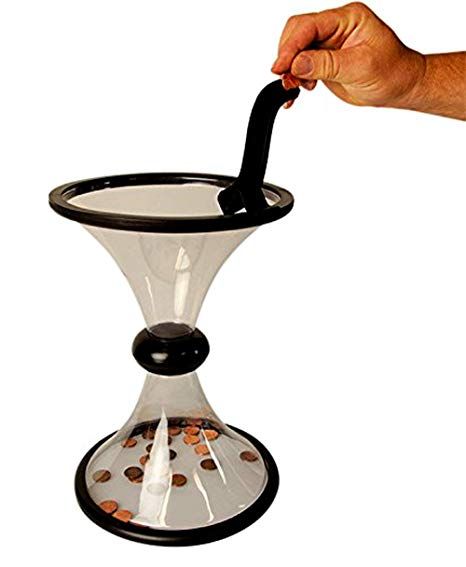 Amazon.com: Bo-Toys Vortex Gravity Defying Coin Bank , Watch Money Defy Gravity Circling Around Whe…