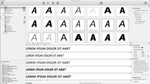 FontExplorer® X Pro - Font Management Software & Free Trial