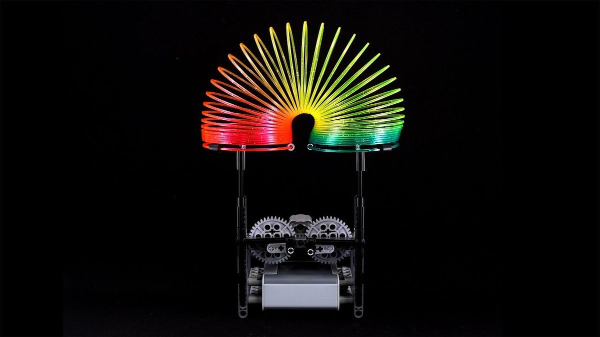 Rainbow Spring Machine : LEGO Technic - YouTube