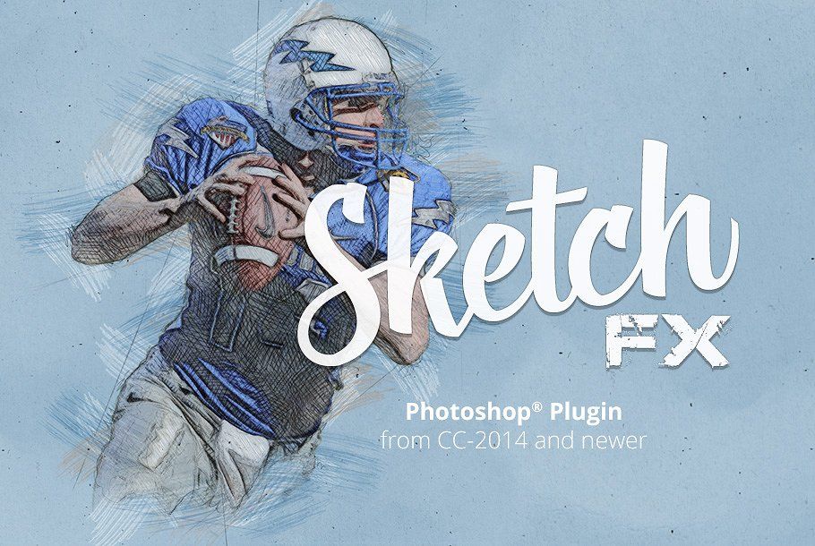 Sketch FX - Photo effect plugin ~ Plug-ins ~ Creative Market