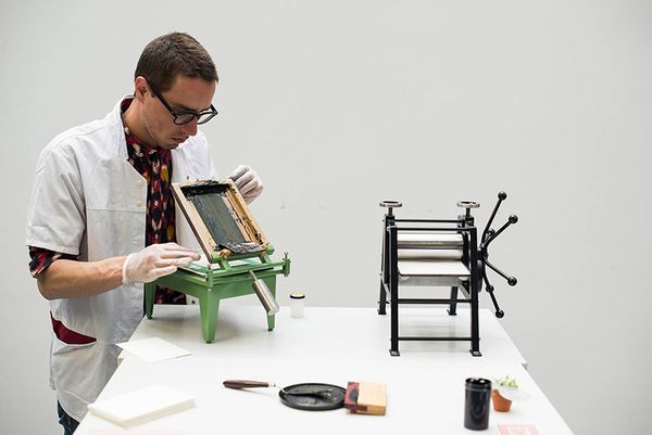 The Smallest Printing Company: Miniature Printing Presses For a Mobile Printing Studio | Colossal