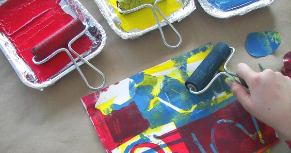 Printing with Stencils | Carle Museum