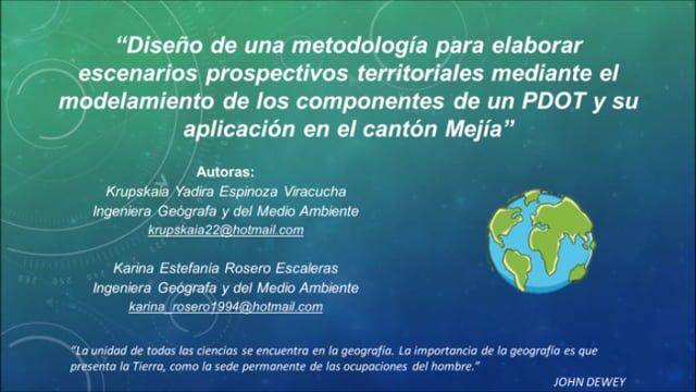 MOR116 - Diseño de una Metodología para Elaborar Escenarios Prospectivos Territoriales Mediante e…