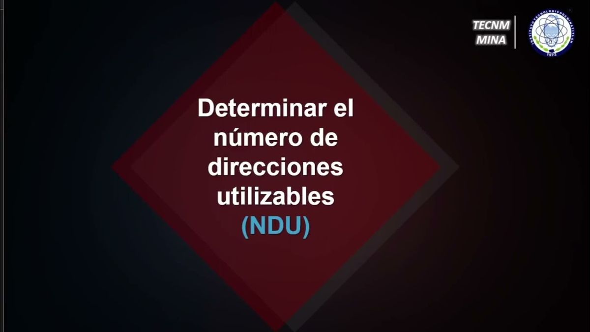 MOR281 - Método Analítico para la Obtención de una Subred en Redes con Administración que Usan …