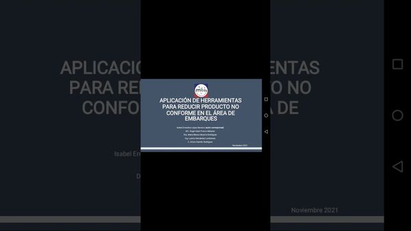 CLY303 - Aplicación de Herramientas para Reducir Producto No Conforme en el Área de Embarques