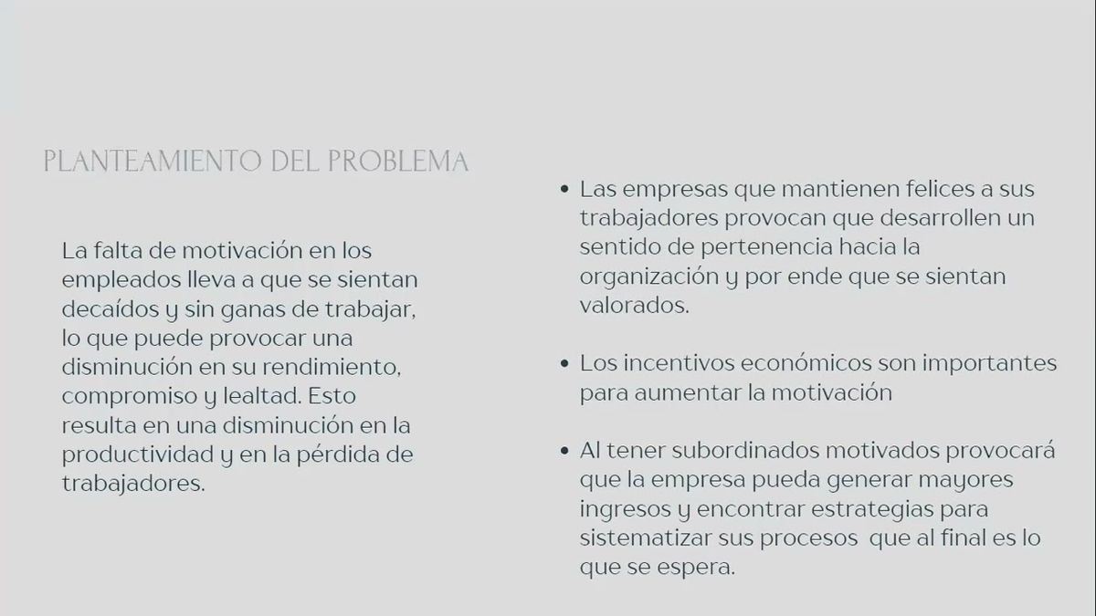 CYA125 - Factores que Influyen en la Motivación Laboral