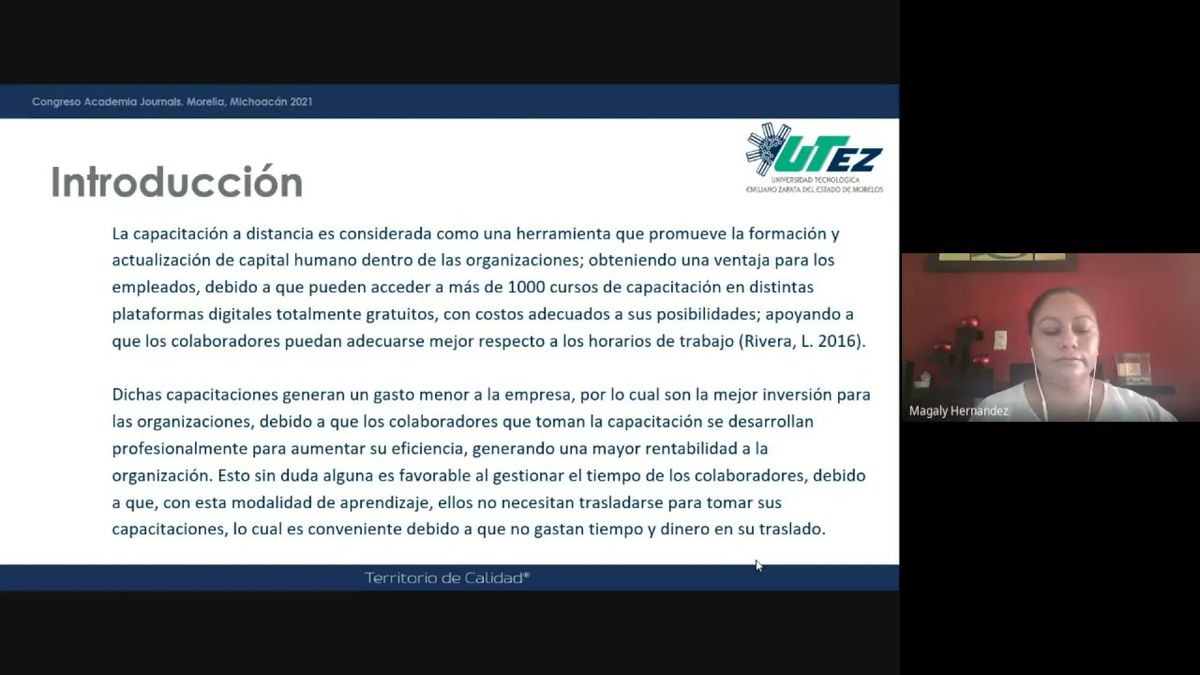 MOR023 - Análisis de las Herramientas Utilizadas en México para la Capacitación a Distancia