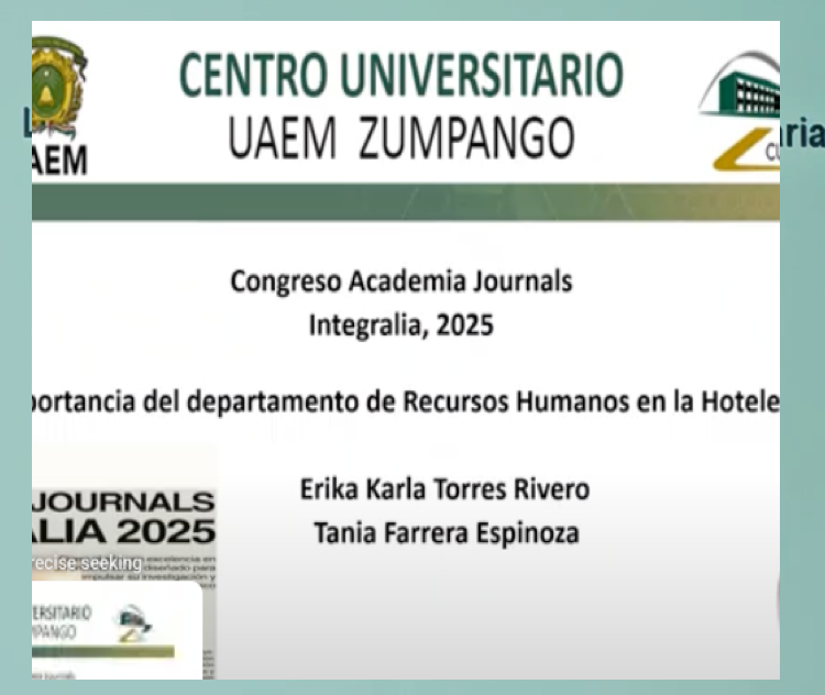 INT122- Importancia del departamento de Recursos Humanos en la Hotelería # Integralia 2025