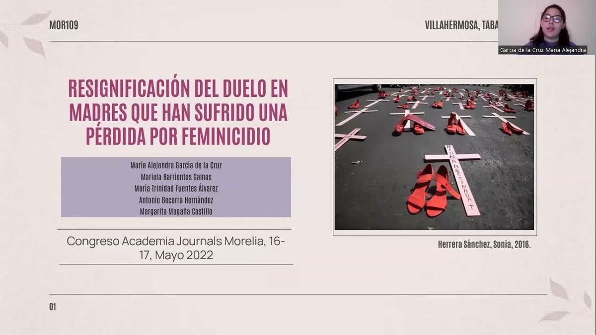 CHP037 - Resignificación del Duelo en las Madres que han Sufrido una Pérdida por Feminicidio