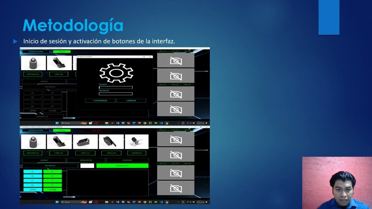 CMX072 - Prototipo de Brazo Robótico de Bajo Costo Operado mediante Interfaz Gráfica de Usuario