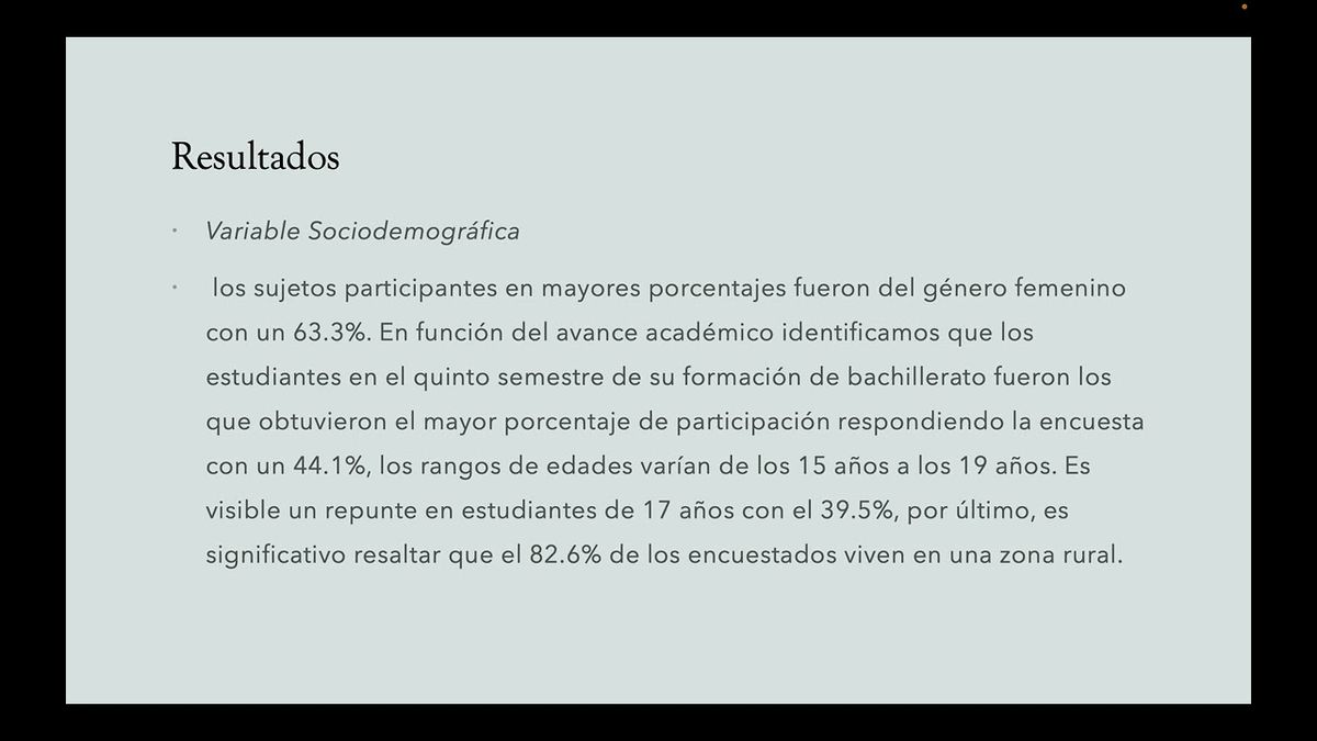 MOR283 - Percepción de los Estudiantes de EMS durante la Educación Virtual en Tiempo de Pandemia