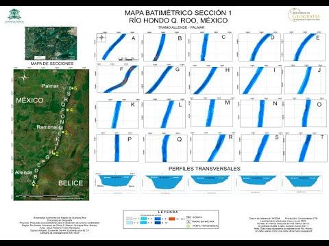 CHM129 - Análisis Batimétrico del Río Hondo, Frontera México-Belice, Tramo Juan Sarabia–Subt…