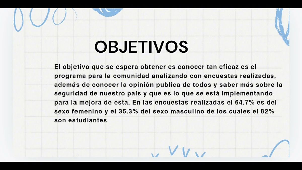 CMX125 - Impacto de la Estrategia Nacional de Seguridad en las Comunidades