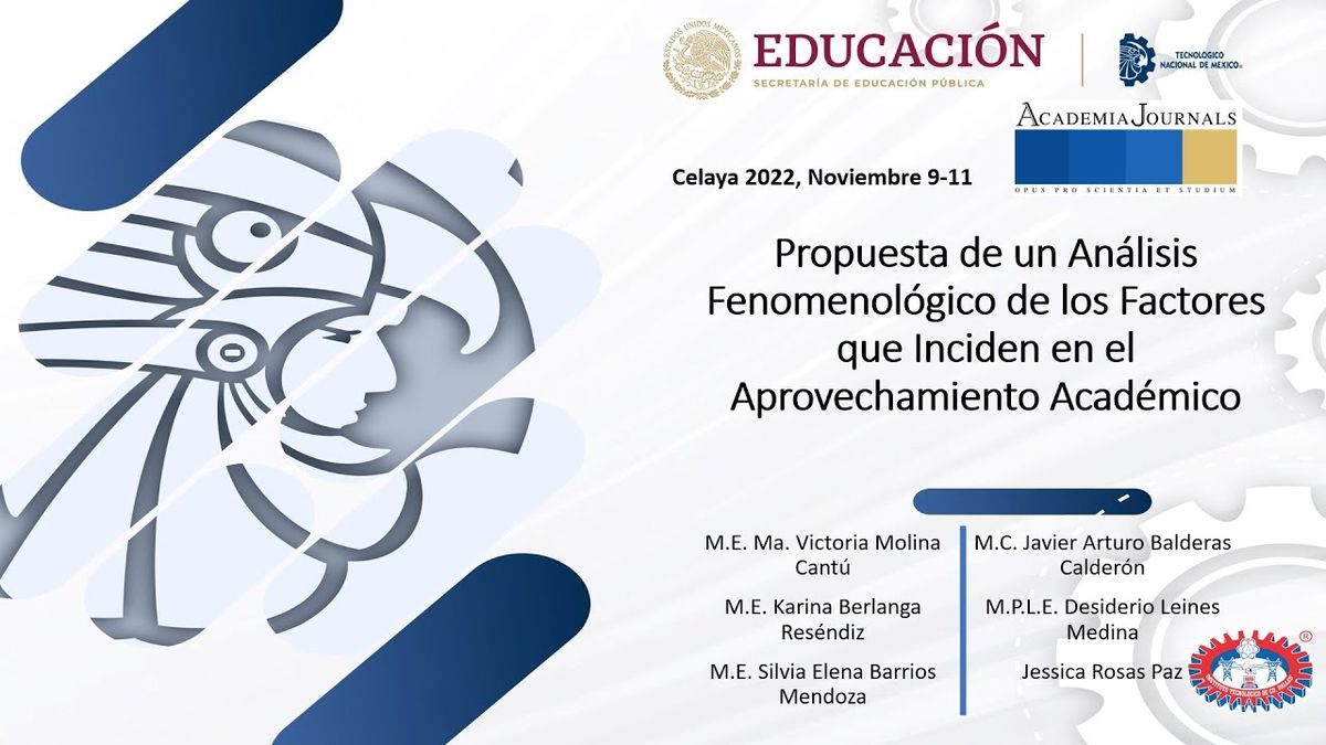 CEL243 - Propuesta de un Análisis Fenomenológico de los Factores que Inciden en el Aprovechamien…