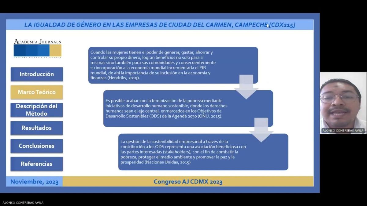 CDX215 - La igualdad de género en las empresas de Ciudad del Carmen, Campeche