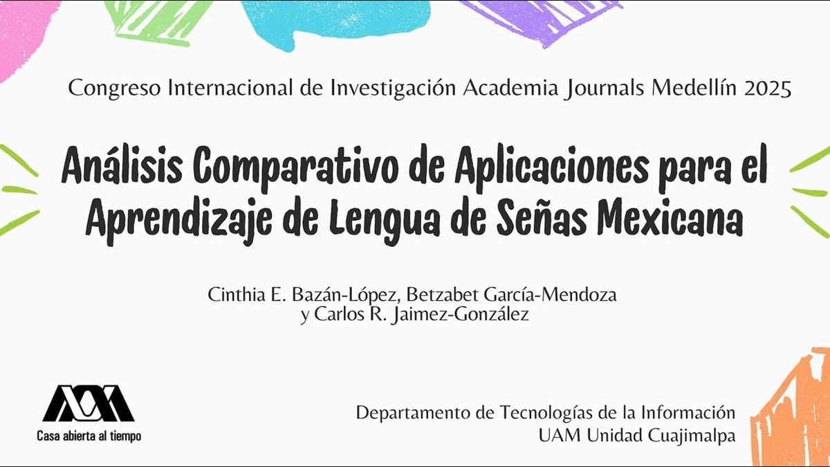 MED185 - Análisis Comparativo de Aplicaciones para el Aprendizaje de Lengua de Señas Mexicana