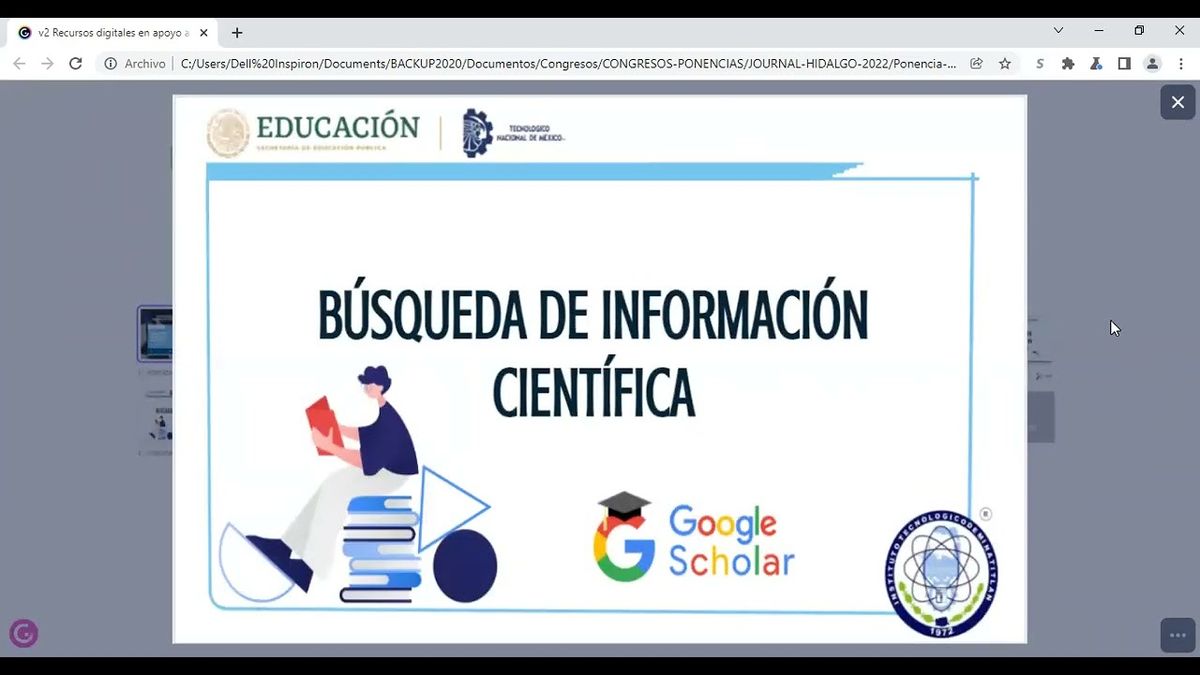 HHH039 - Recursos Digitales en Apoyo a las Competencias de Investigación en Alumnos de ISC del In…