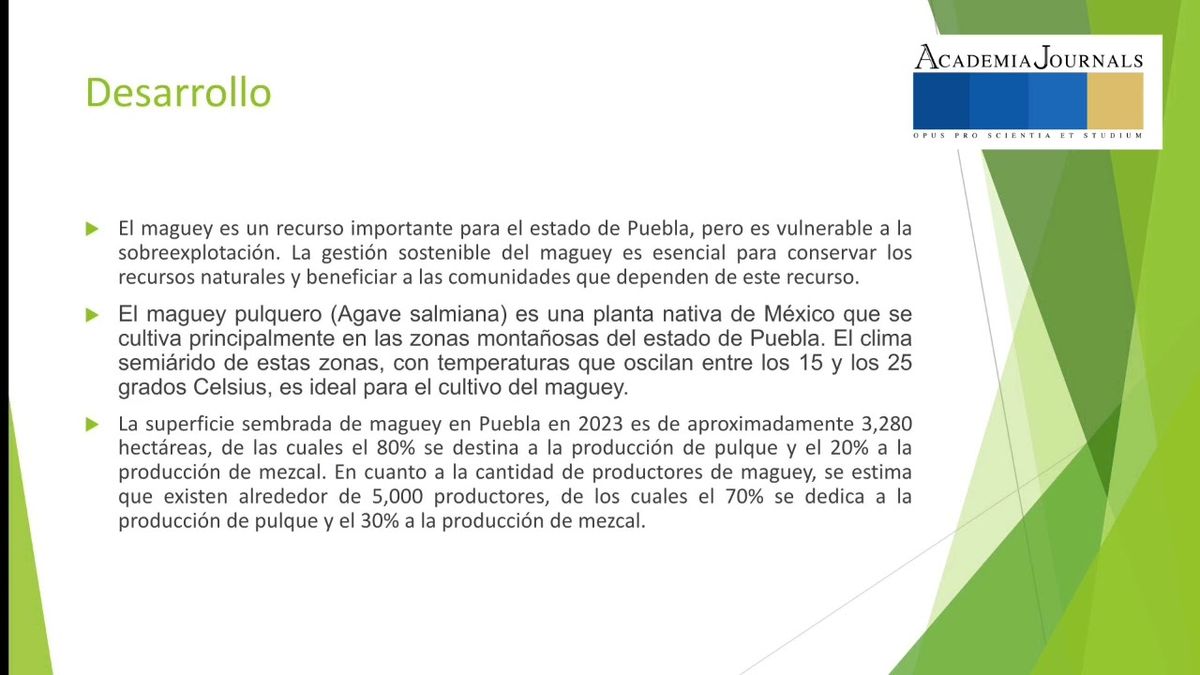 CDX347 - El Uso Sostenible del Maguey en Puebla