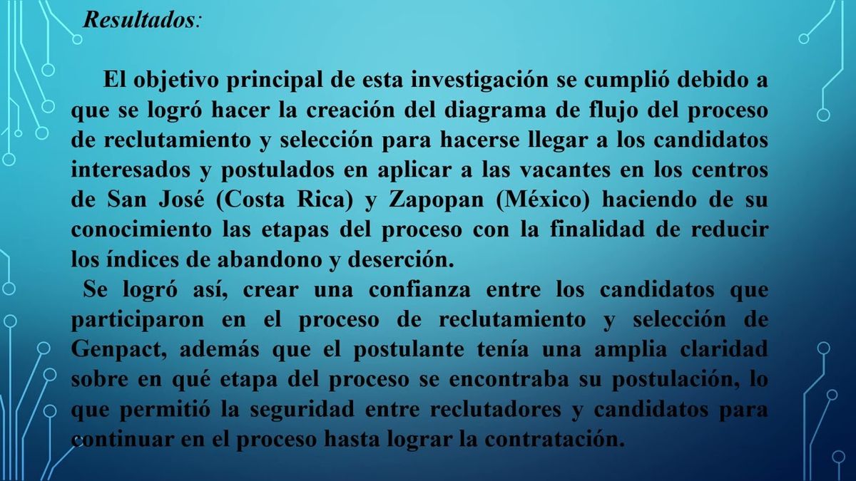 CDX082 - Creación e Implementación de un Diagrama de Flujo en el Proceso de Reclutamiento y Sele…