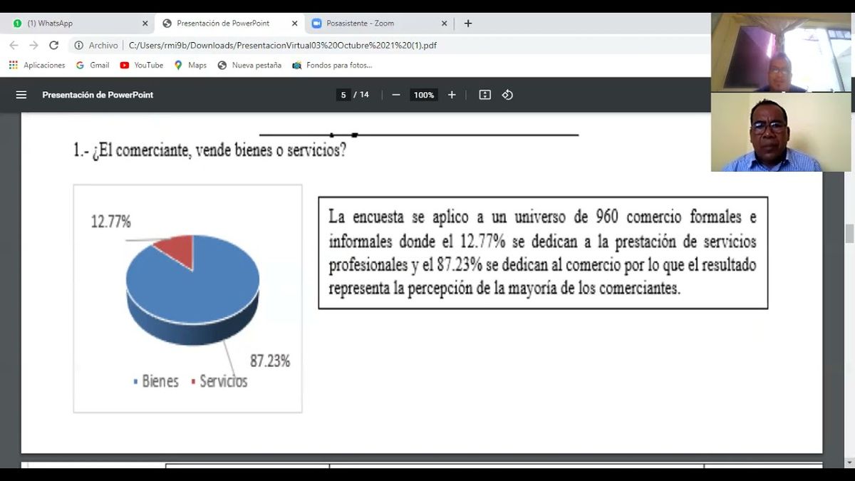 HID109 - Percepción de los Comerciantes sobre el Regreso Paulatino a Actividades Laborales despué…