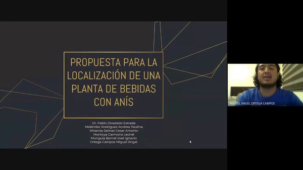 CCC-491 - PROPUESTA PARA LA LOCALIZACIÓN DE UNA PLANTA DE BEBIDAS CON ANÍS