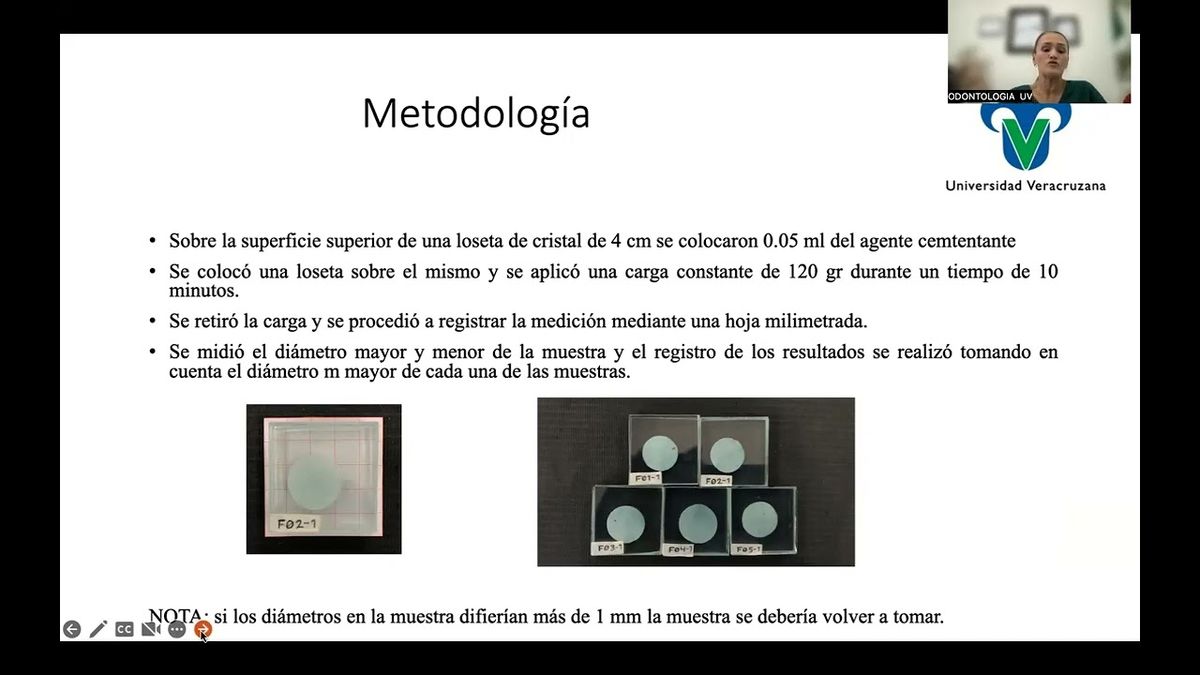 MTY147 - Prueba de Fluidez en Diferentes Cementos Dentales