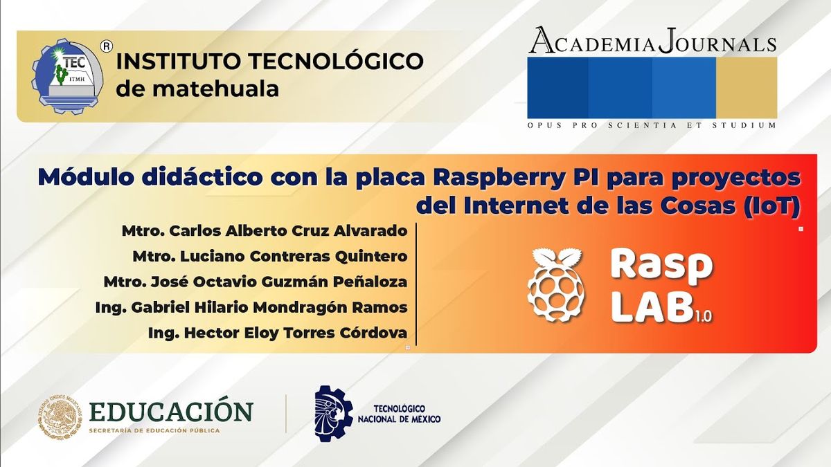 MOR058 - Diseño e Implementación de un Módulo Didáctico con la Placa Raspberry Pi 4 para el Des…