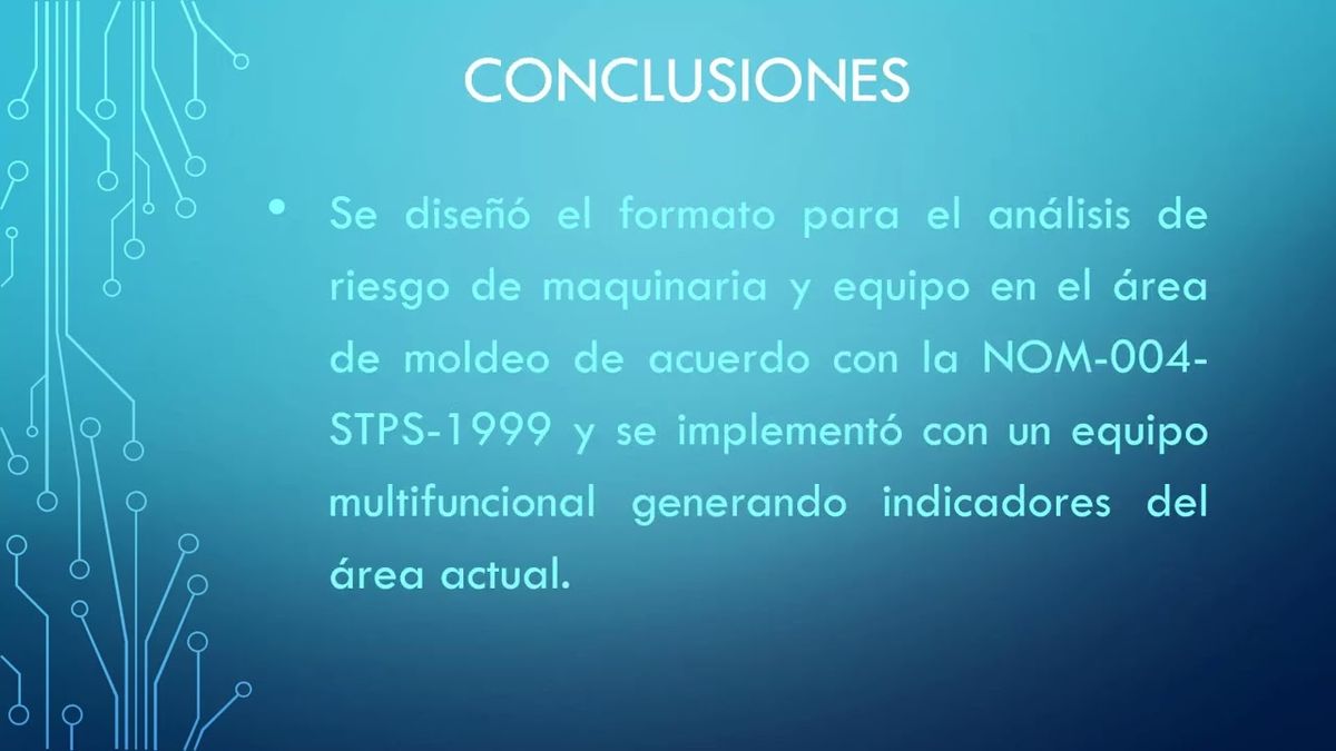 PBA094 - Implementación de Análisis de Riesgo de Maquinaria y Equipo en el Área de Moldeo de una…