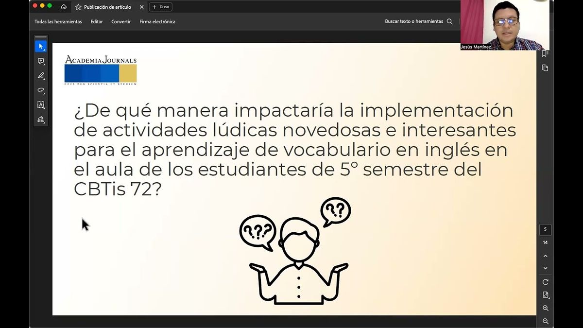 CTM196 - Impacto de la Ludificación en el Aula para el Aprendizaje de Vocabulario en Inglés de lo…