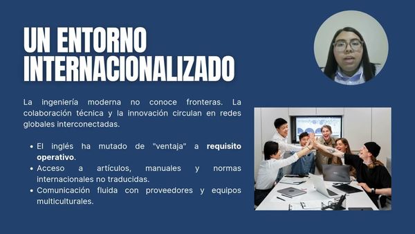 CHE087- La Importancia de una Segunda Lengua en las Ingenierías # Chetumal 2026