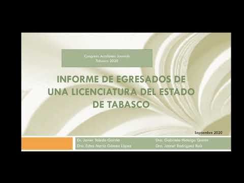 T044 - INFORME DE EGRESADOS DE UNA LICENCIATURA DEL ESTADO DE TABASCO