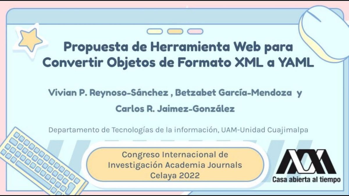 CEL350 - Propuesta de Herramienta Web para Convertir Objetos de Formato XML a YAML