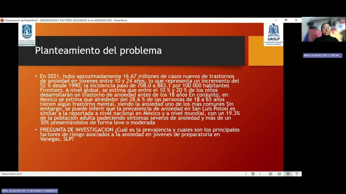ABR071- PREVALENCIA Y FACTORES ASOCIADOS A LA ANSIEDAD EN ESTUDIANTES DE PREPARATORIA EN VANEGAS SL…