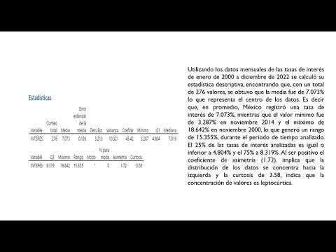 CYA163 - Análisis de la Tasa de Interés en México