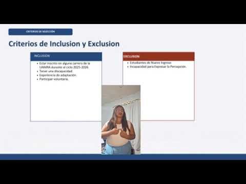 NUE016- Percepción del alumno con discapacidad a la adaptación de vida universitaria en UAMRA EN …